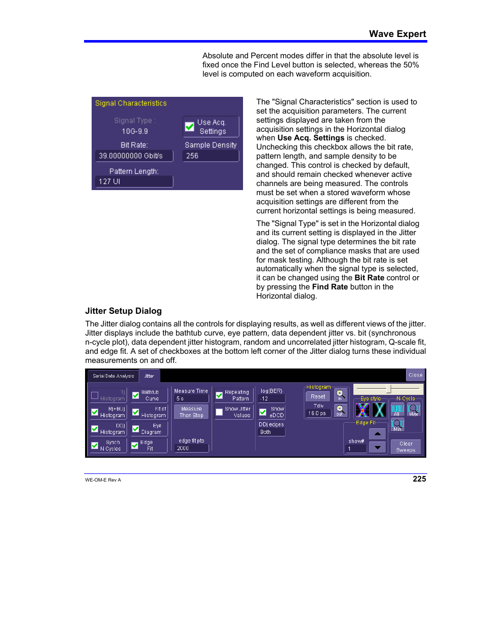 Wave expert | Teledyne LeCroy WaveExpert 100H Operators Manual User Manual | Page 227 / 348