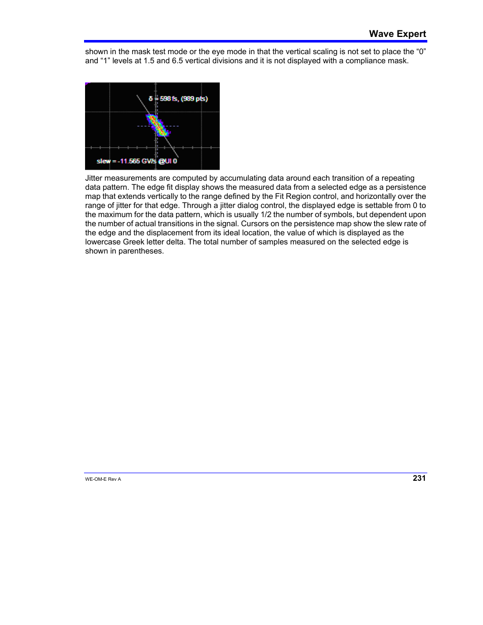 Wave expert | Teledyne LeCroy WaveExpert 100H Operators Manual User Manual | Page 233 / 348