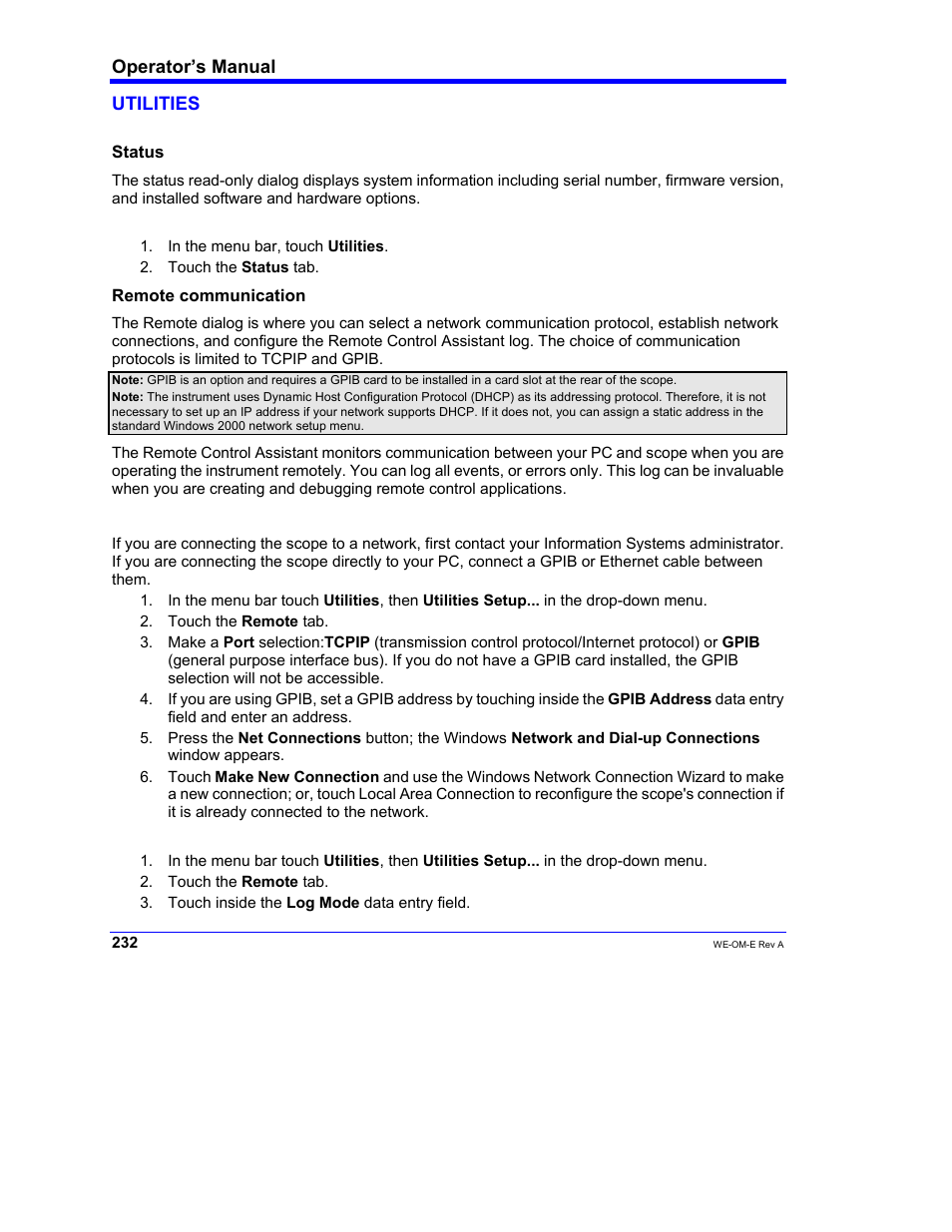 Teledyne LeCroy WaveExpert 100H Operators Manual User Manual | Page 234 / 348