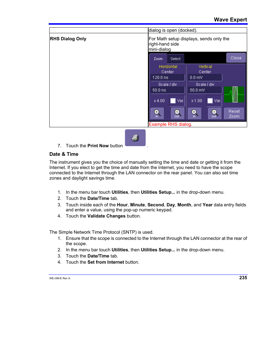 Teledyne LeCroy WaveExpert 100H Operators Manual User Manual | Page 237 / 348