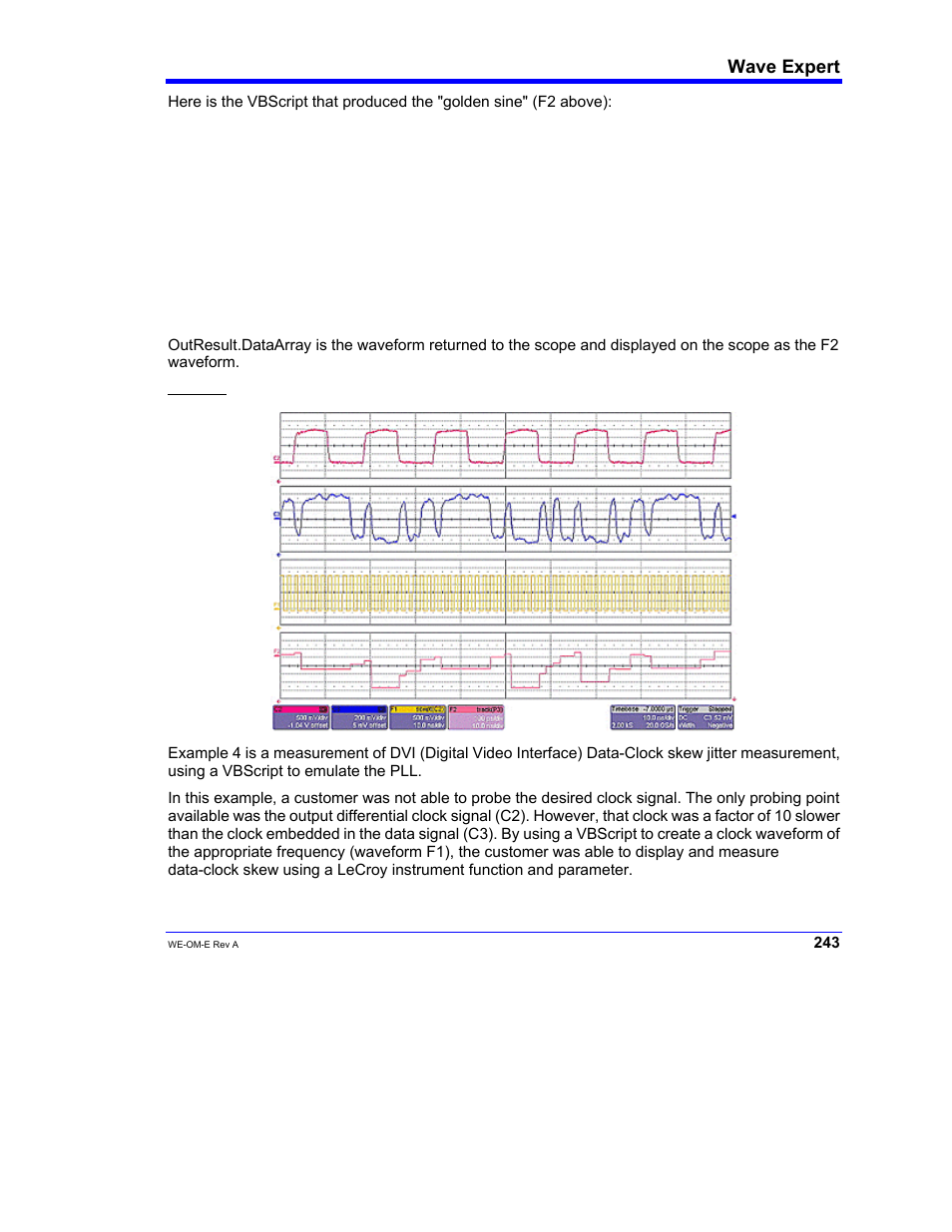 Teledyne LeCroy WaveExpert 100H Operators Manual User Manual | Page 245 / 348