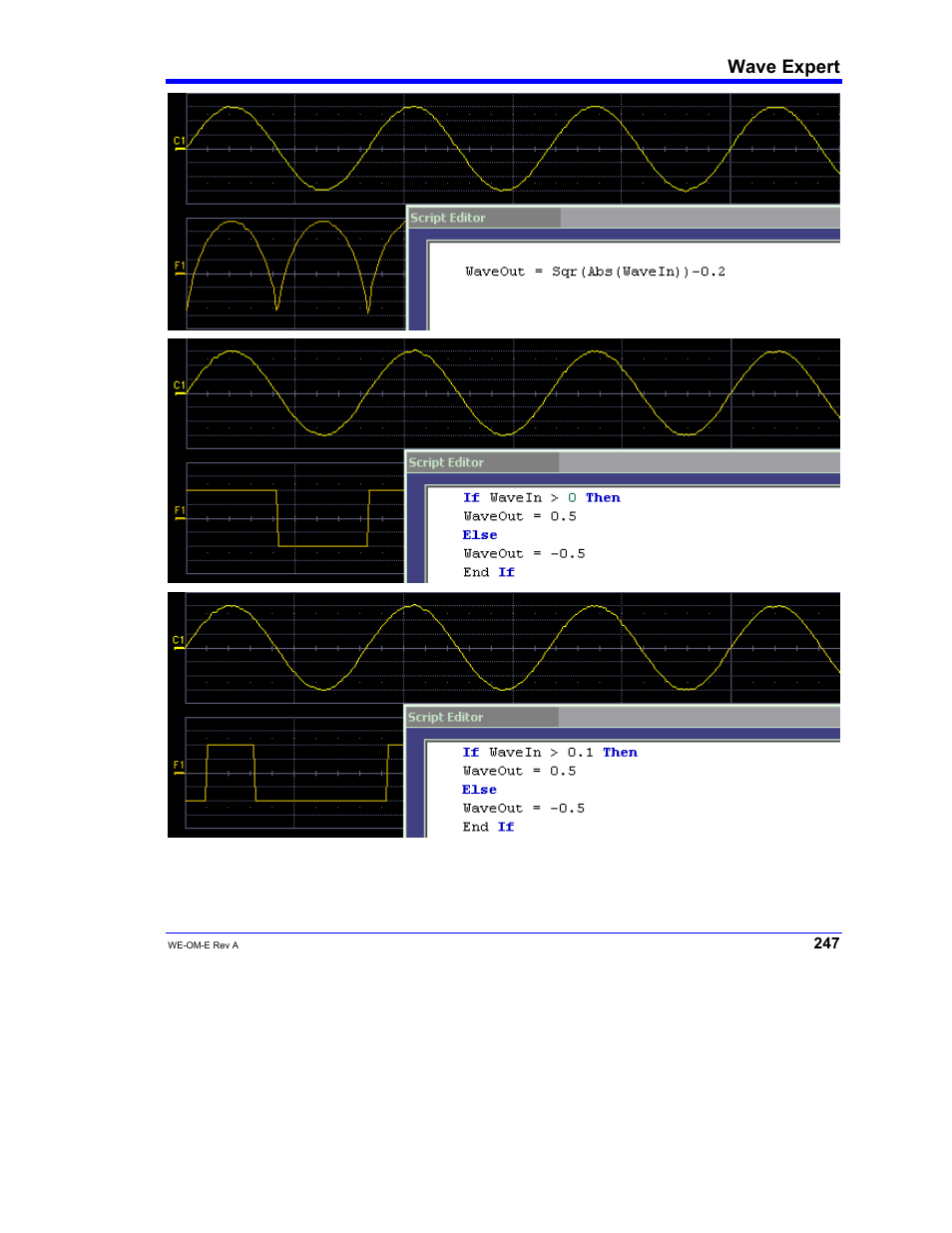 Teledyne LeCroy WaveExpert 100H Operators Manual User Manual | Page 249 / 348