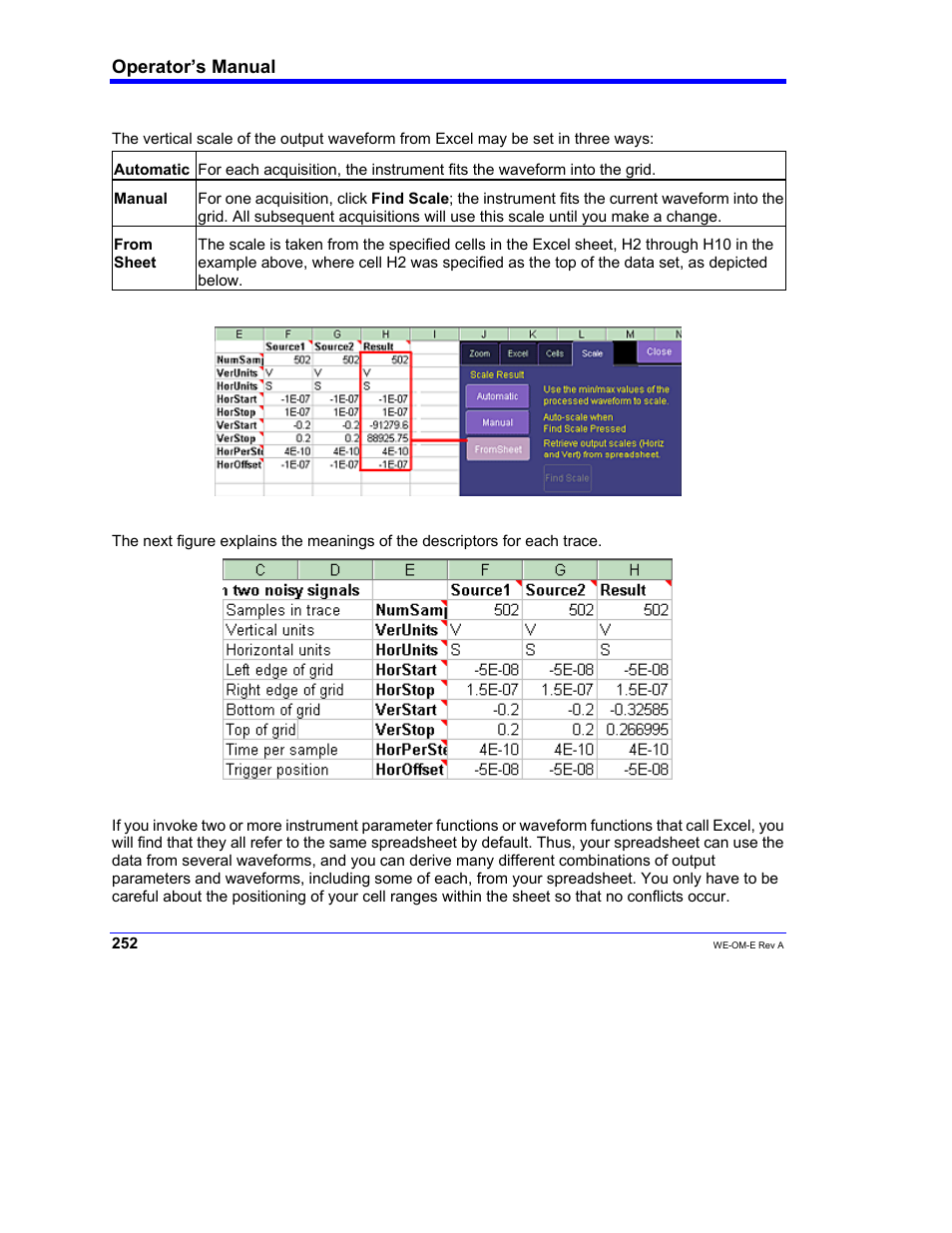 Teledyne LeCroy WaveExpert 100H Operators Manual User Manual | Page 254 / 348