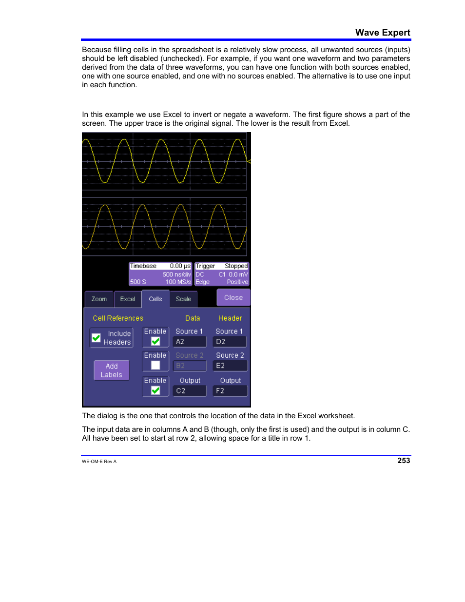 Teledyne LeCroy WaveExpert 100H Operators Manual User Manual | Page 255 / 348