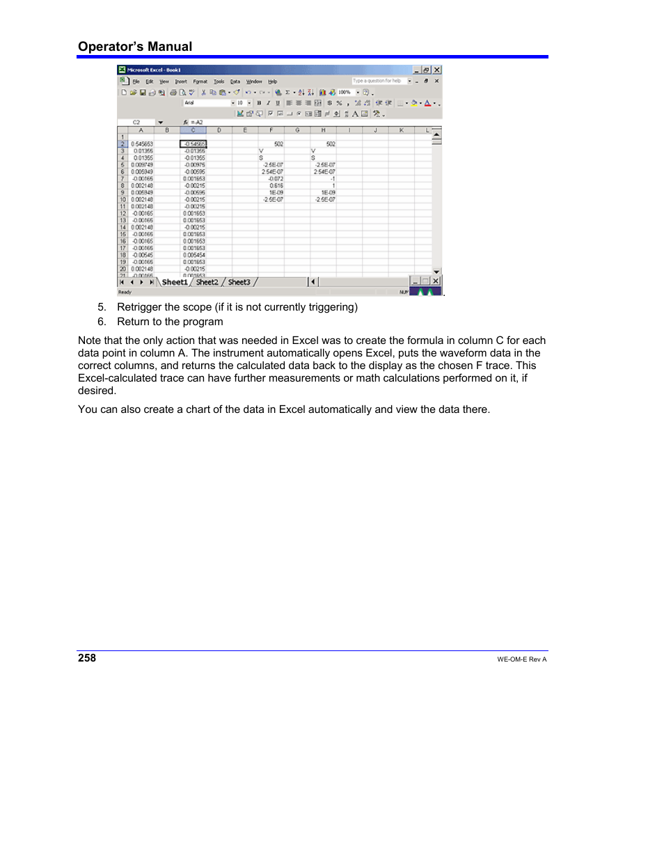 Operator’s manual | Teledyne LeCroy WaveExpert 100H Operators Manual User Manual | Page 260 / 348