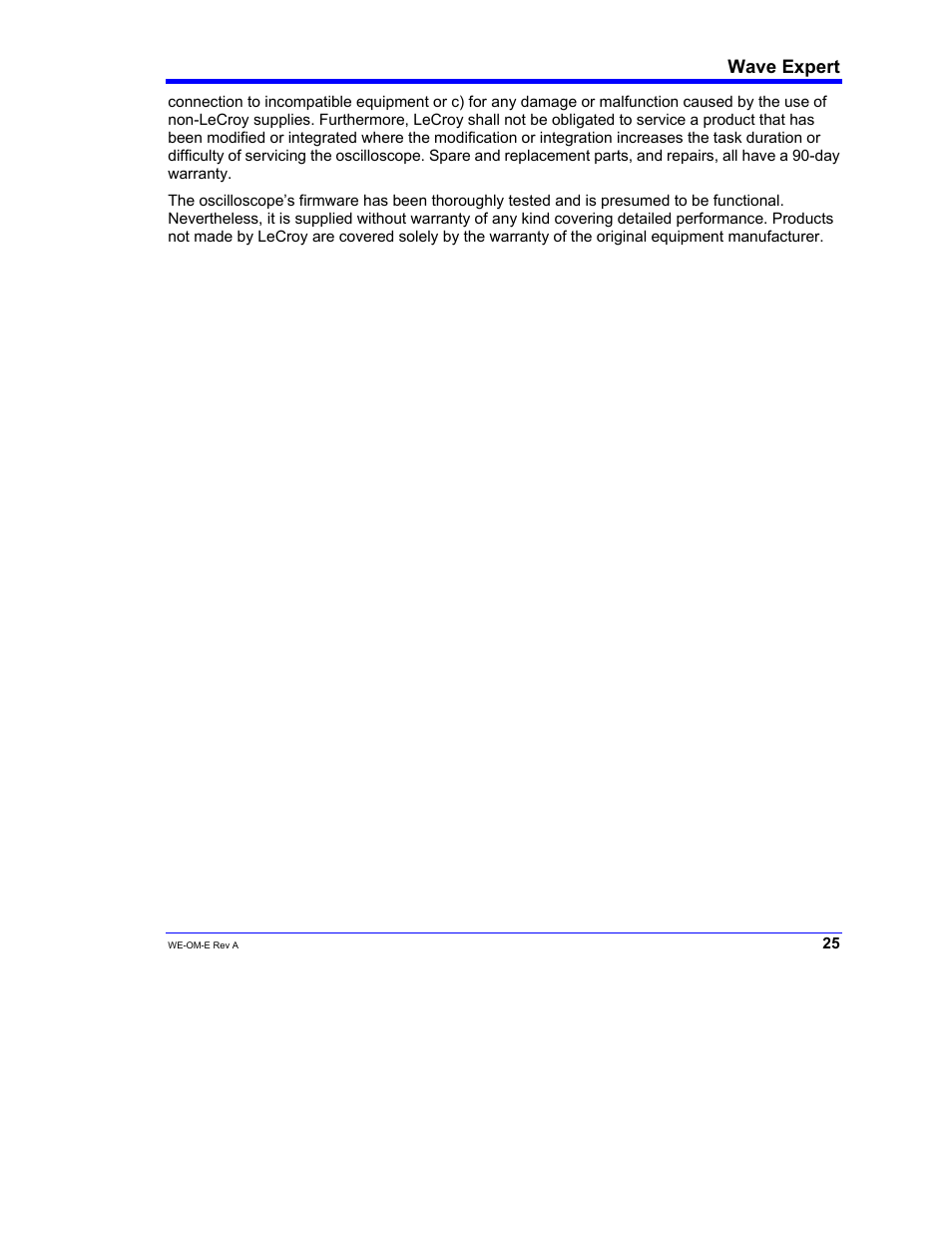 Wave expert | Teledyne LeCroy WaveExpert 100H Operators Manual User Manual | Page 27 / 348