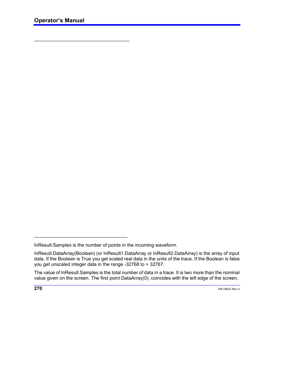 Teledyne LeCroy WaveExpert 100H Operators Manual User Manual | Page 272 / 348