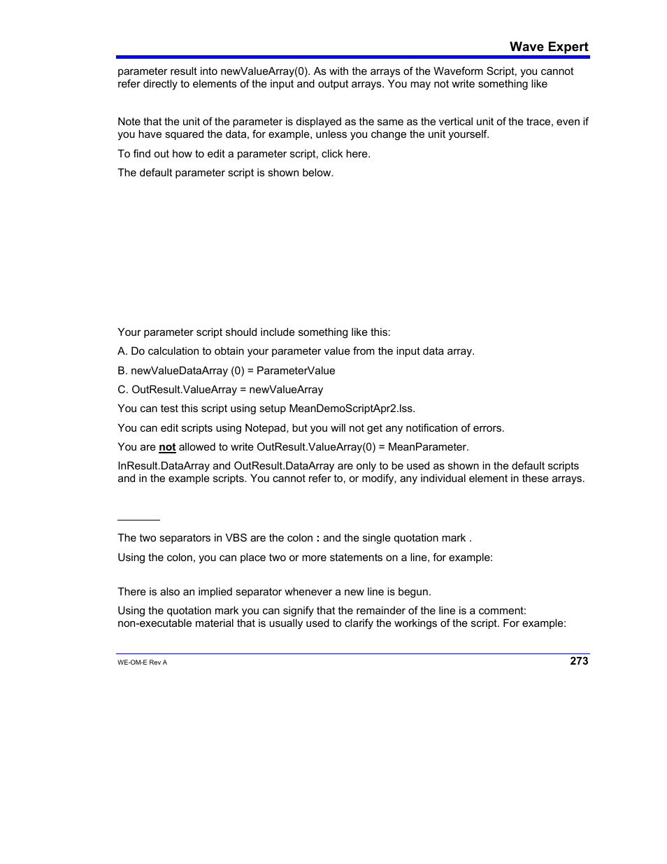 Teledyne LeCroy WaveExpert 100H Operators Manual User Manual | Page 275 / 348