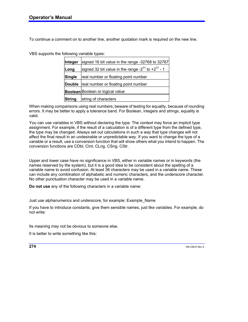 Operator’s manual | Teledyne LeCroy WaveExpert 100H Operators Manual User Manual | Page 276 / 348