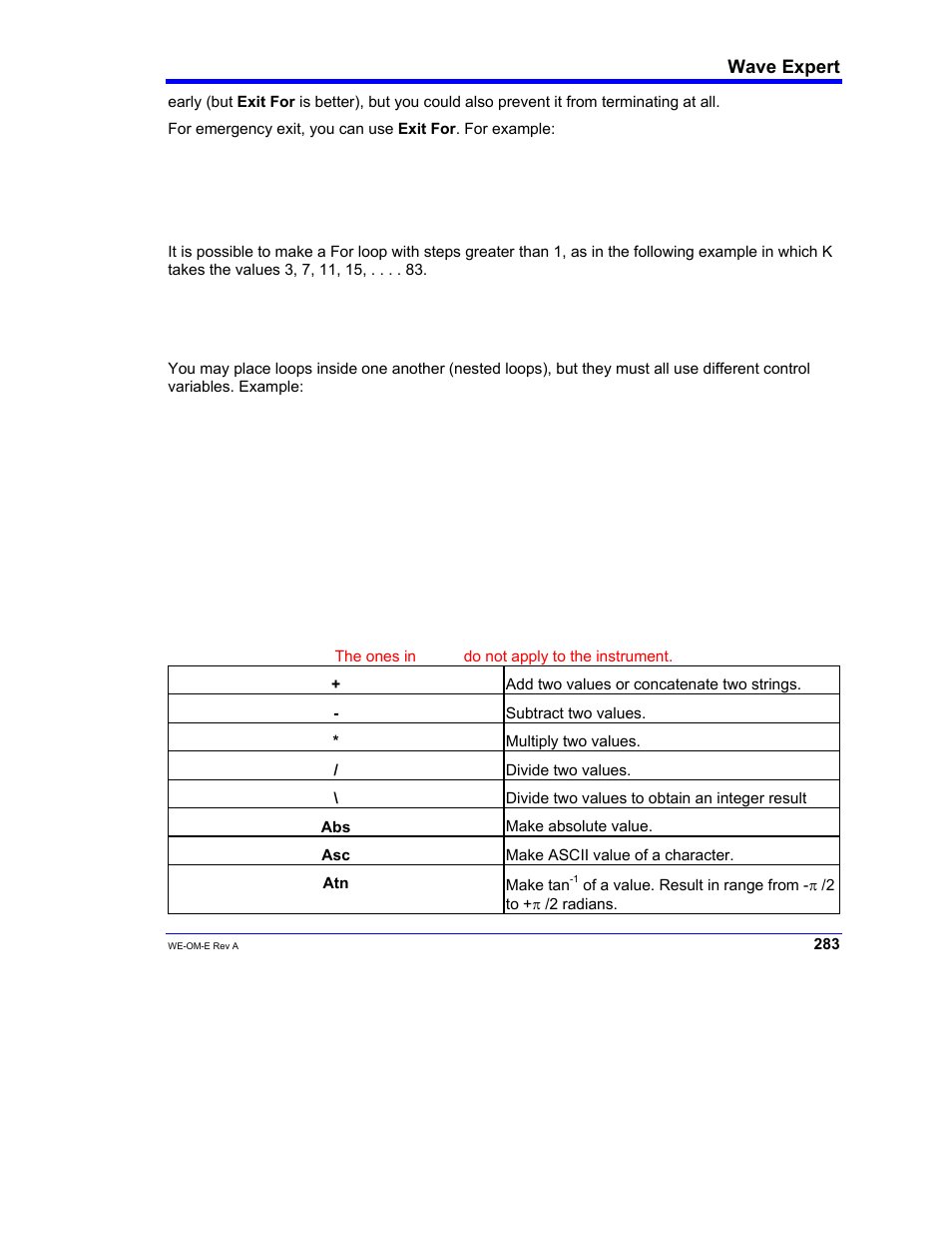 Teledyne LeCroy WaveExpert 100H Operators Manual User Manual | Page 285 / 348