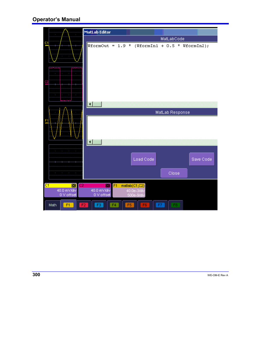Operator’s manual | Teledyne LeCroy WaveExpert 100H Operators Manual User Manual | Page 302 / 348