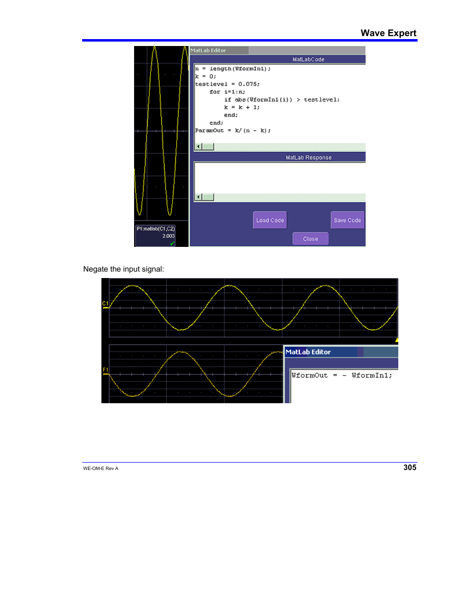 Teledyne LeCroy WaveExpert 100H Operators Manual User Manual | Page 307 / 348