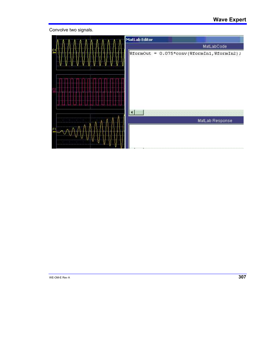 Wave expert | Teledyne LeCroy WaveExpert 100H Operators Manual User Manual | Page 309 / 348
