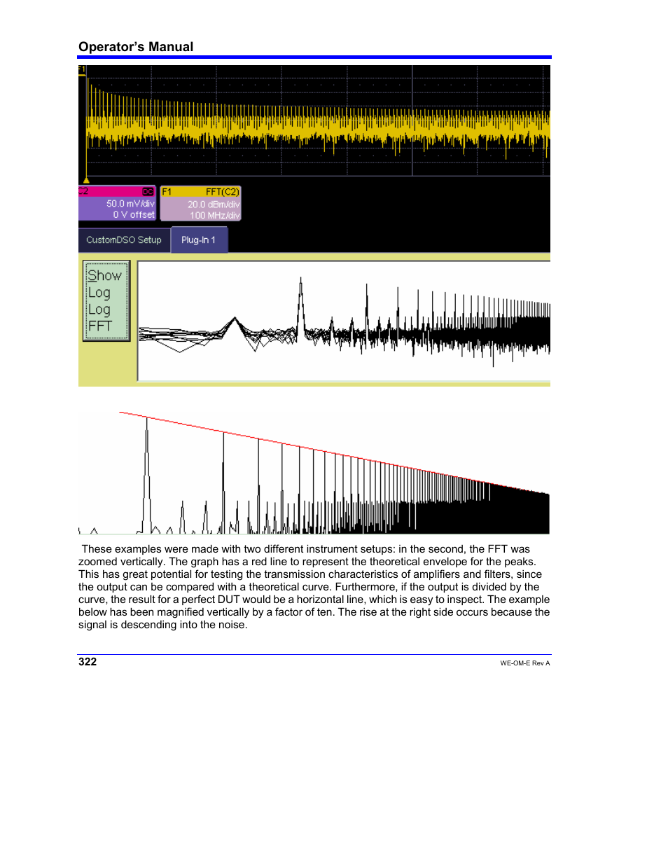 Operator’s manual | Teledyne LeCroy WaveExpert 100H Operators Manual User Manual | Page 324 / 348