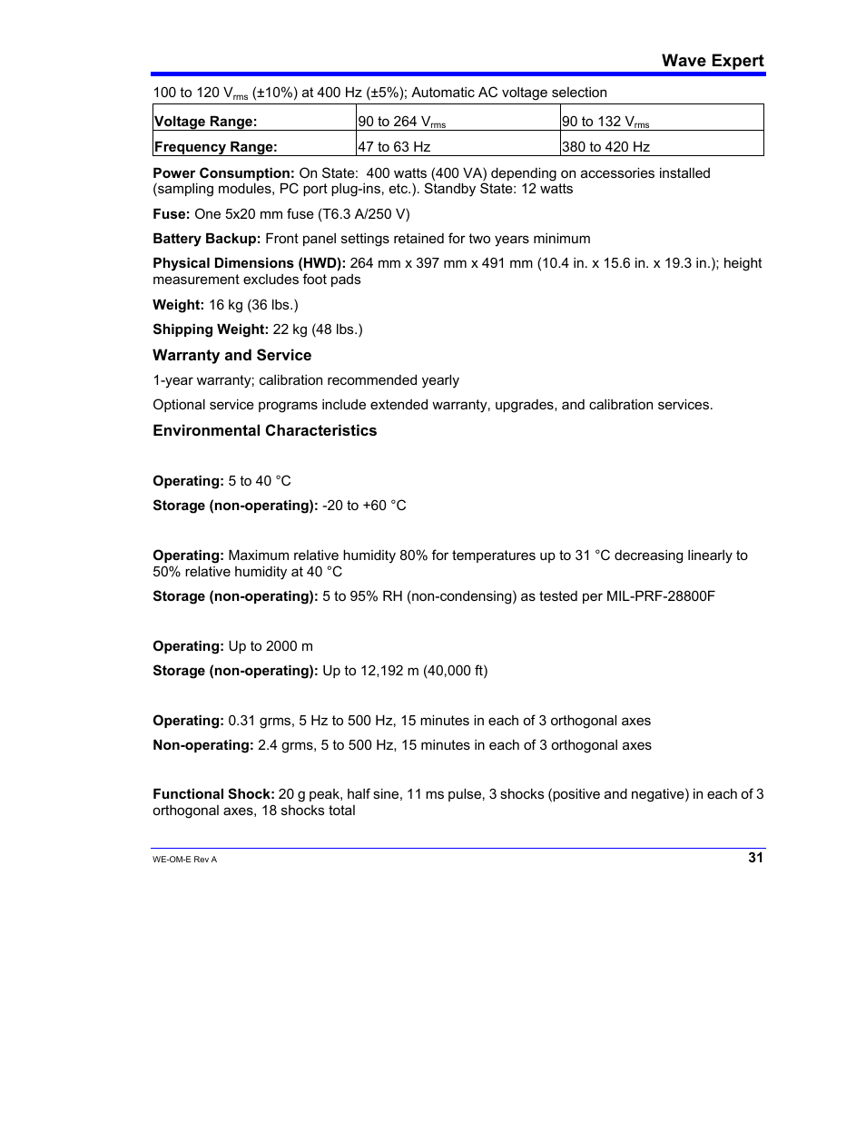 Teledyne LeCroy WaveExpert 100H Operators Manual User Manual | Page 33 / 348