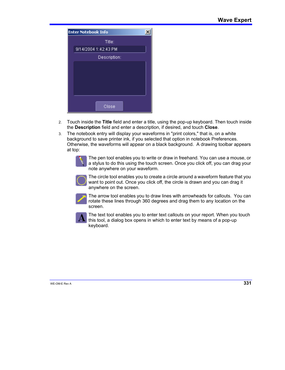 Wave expert | Teledyne LeCroy WaveExpert 100H Operators Manual User Manual | Page 333 / 348