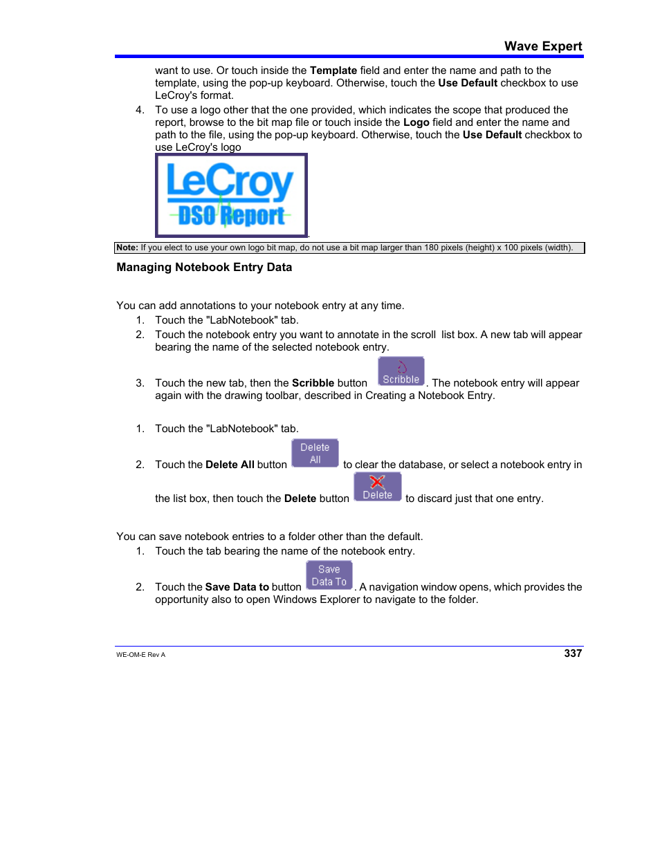 Teledyne LeCroy WaveExpert 100H Operators Manual User Manual | Page 339 / 348