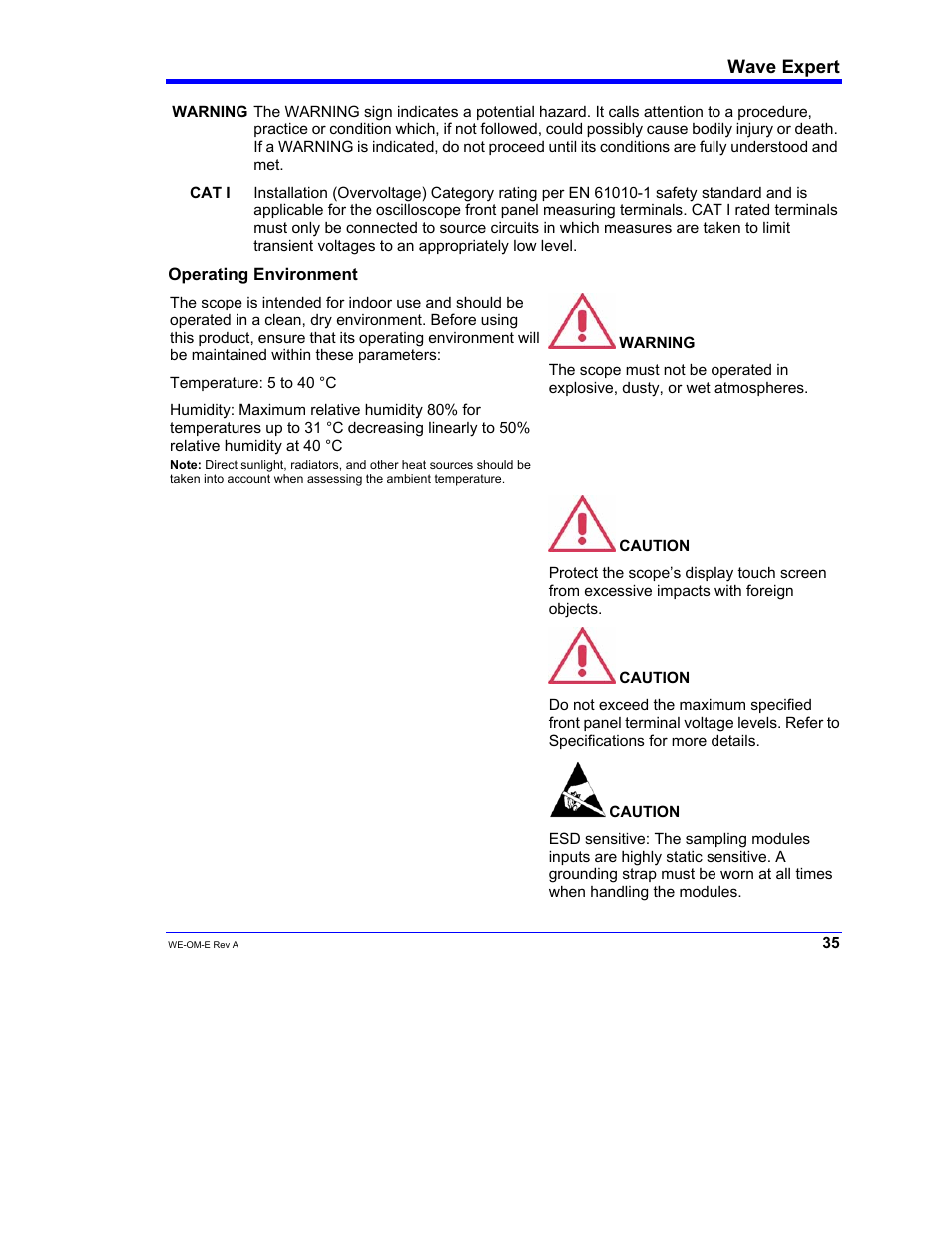 Teledyne LeCroy WaveExpert 100H Operators Manual User Manual | Page 37 / 348