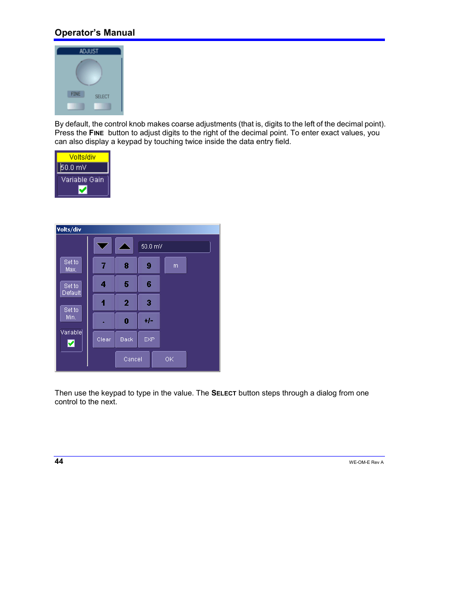 Operator’s manual | Teledyne LeCroy WaveExpert 100H Operators Manual User Manual | Page 46 / 348