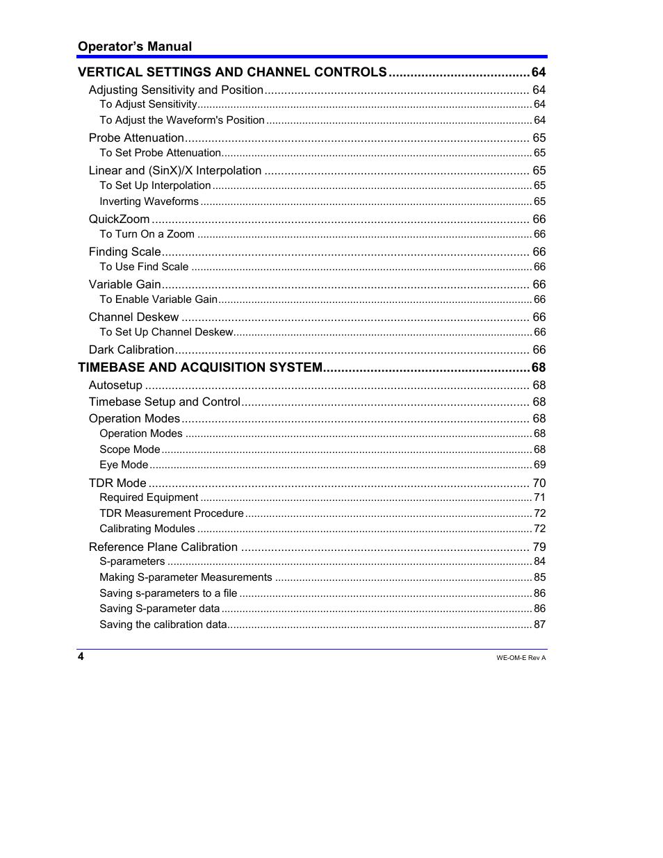 Teledyne LeCroy WaveExpert 100H Operators Manual User Manual | Page 6 / 348