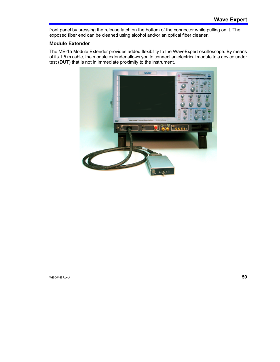 Wave expert | Teledyne LeCroy WaveExpert 100H Operators Manual User Manual | Page 61 / 348