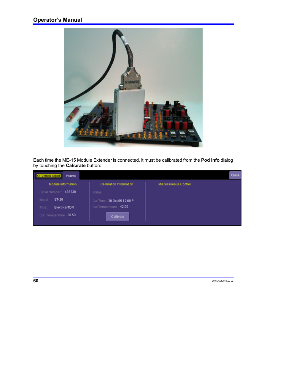 Operator’s manual | Teledyne LeCroy WaveExpert 100H Operators Manual User Manual | Page 62 / 348