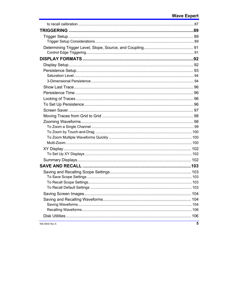 Teledyne LeCroy WaveExpert 100H Operators Manual User Manual | Page 7 / 348