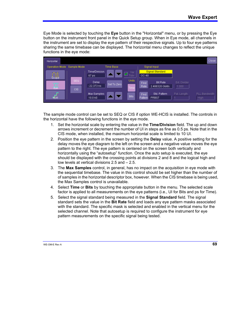 Teledyne LeCroy WaveExpert 100H Operators Manual User Manual | Page 71 / 348