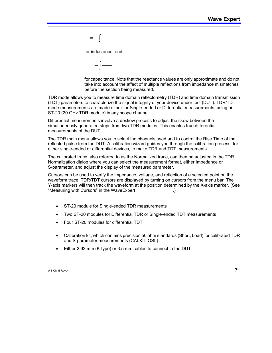 Teledyne LeCroy WaveExpert 100H Operators Manual User Manual | Page 73 / 348