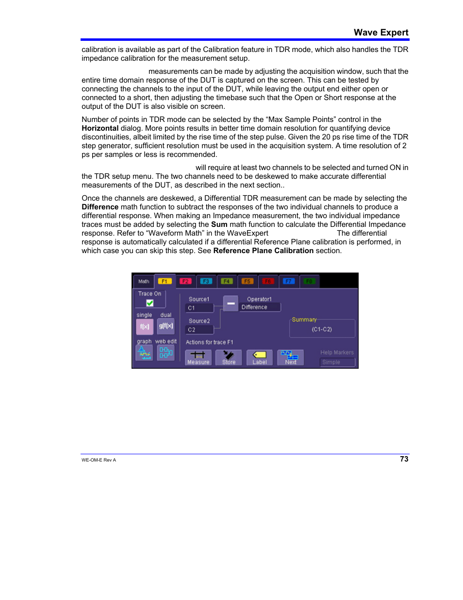Teledyne LeCroy WaveExpert 100H Operators Manual User Manual | Page 75 / 348