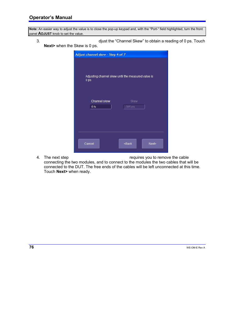 Operator’s manual | Teledyne LeCroy WaveExpert 100H Operators Manual User Manual | Page 78 / 348