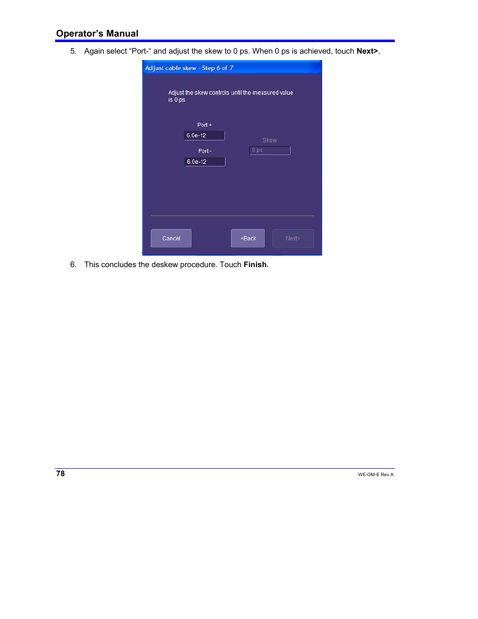 Operator’s manual | Teledyne LeCroy WaveExpert 100H Operators Manual User Manual | Page 80 / 348