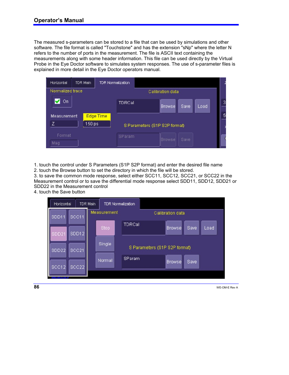 Operator’s manual | Teledyne LeCroy WaveExpert 100H Operators Manual User Manual | Page 88 / 348