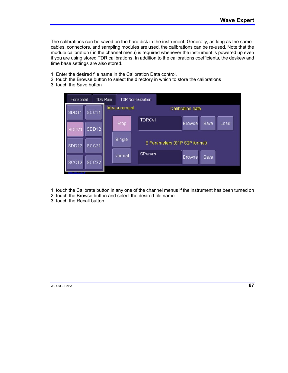 Teledyne LeCroy WaveExpert 100H Operators Manual User Manual | Page 89 / 348