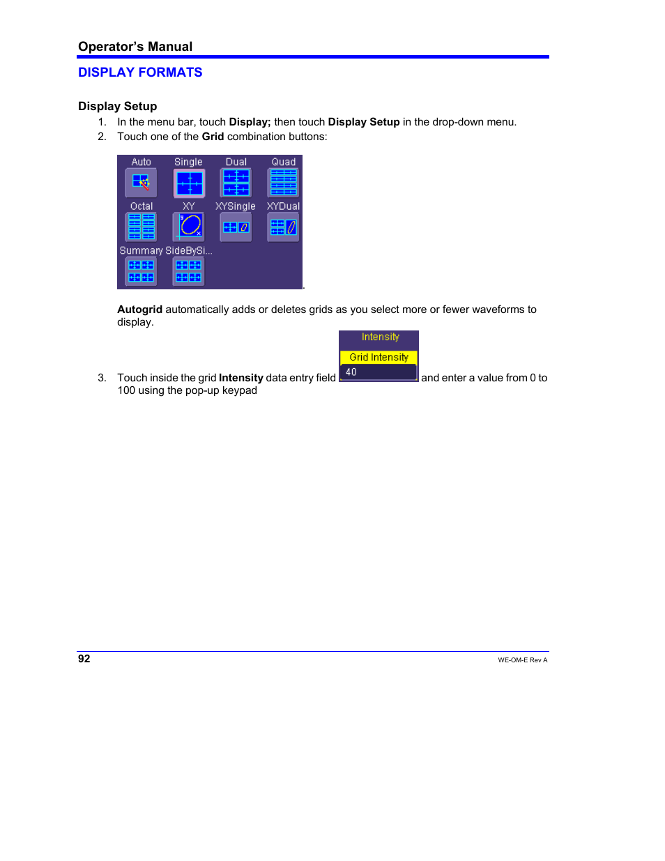 Teledyne LeCroy WaveExpert 100H Operators Manual User Manual | Page 94 / 348