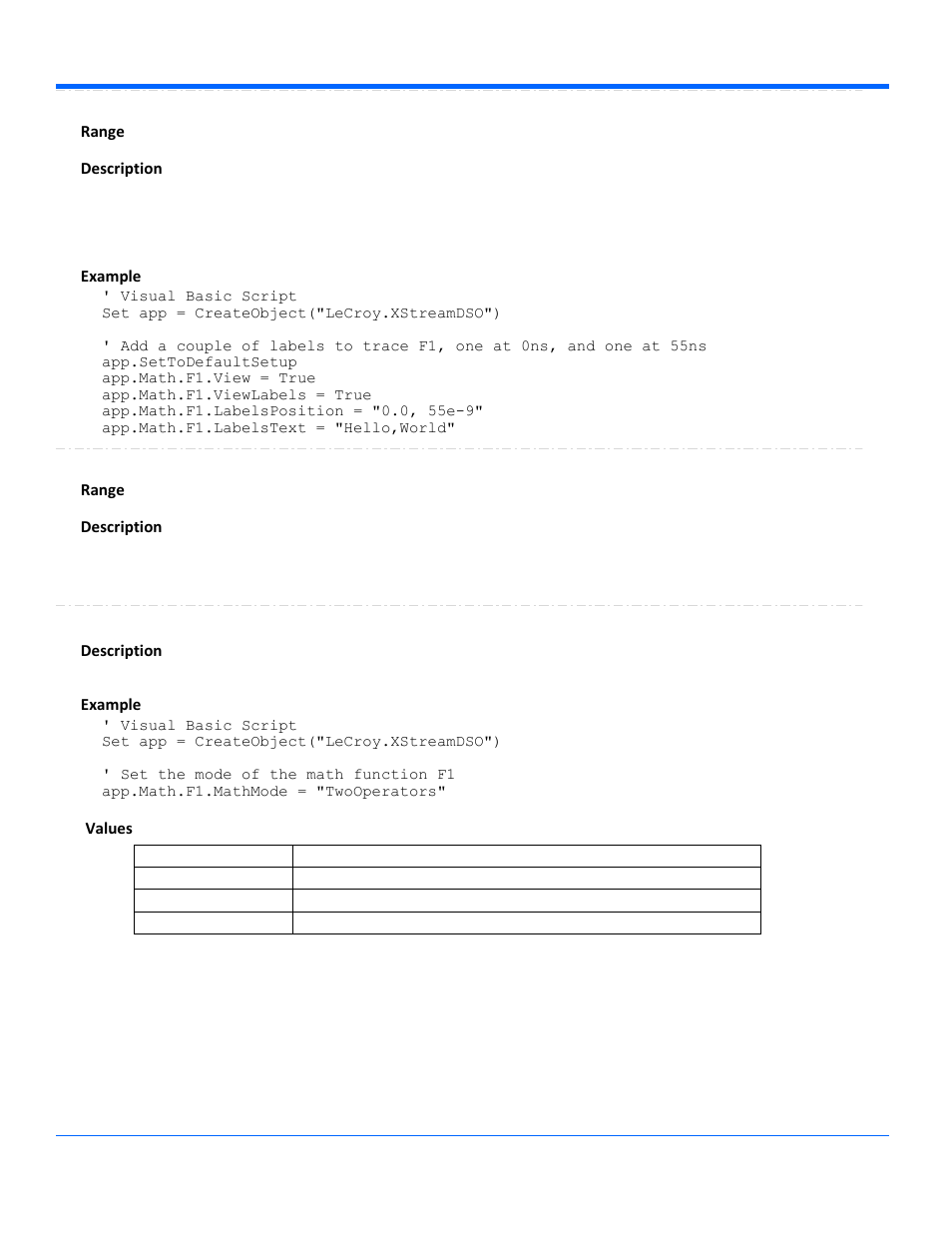 Teledyne LeCroy WaveRunner Automation Command User Manual | Page 135 / 460
