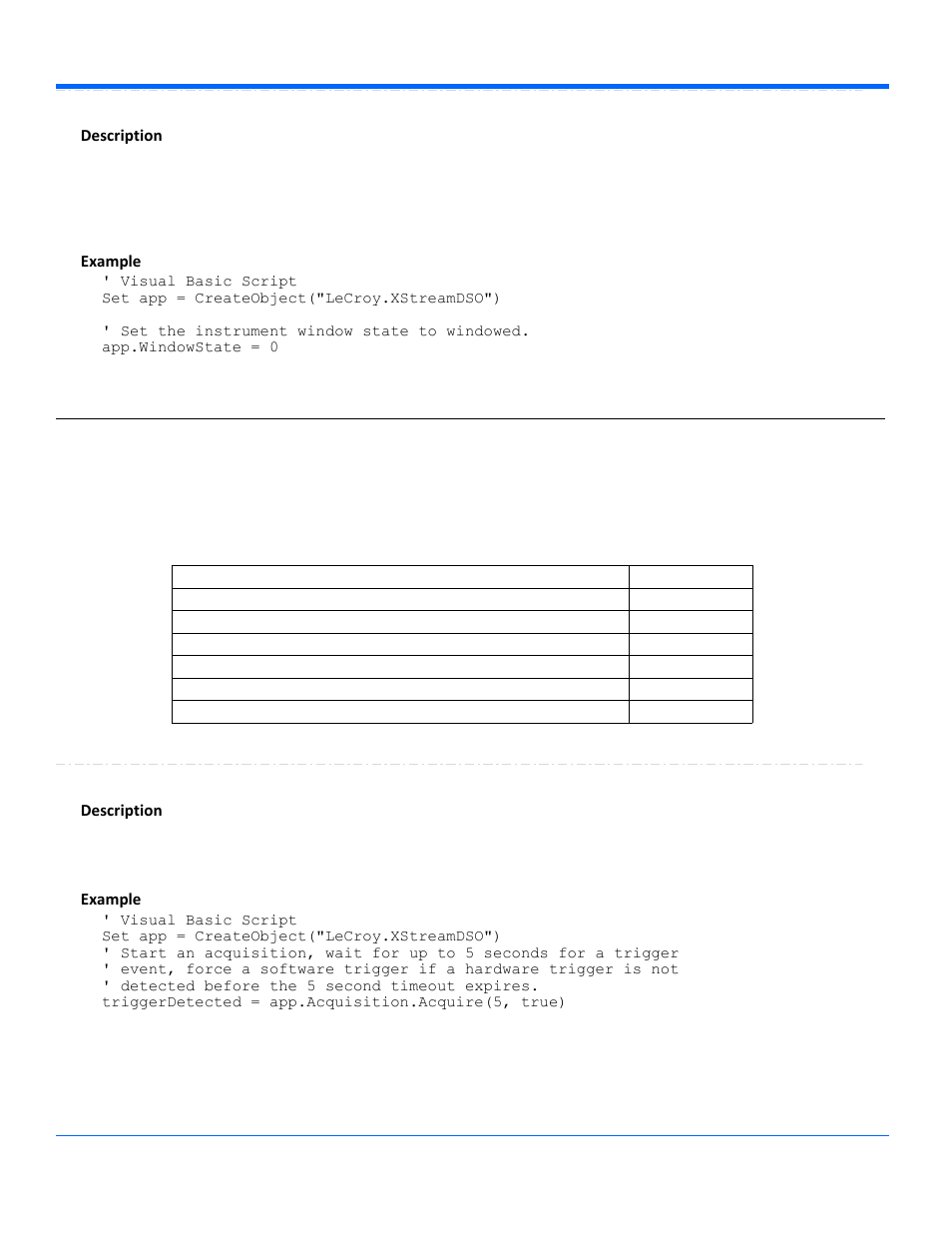 Acquisition | Teledyne LeCroy WaveRunner Automation Command User Manual | Page 15 / 460