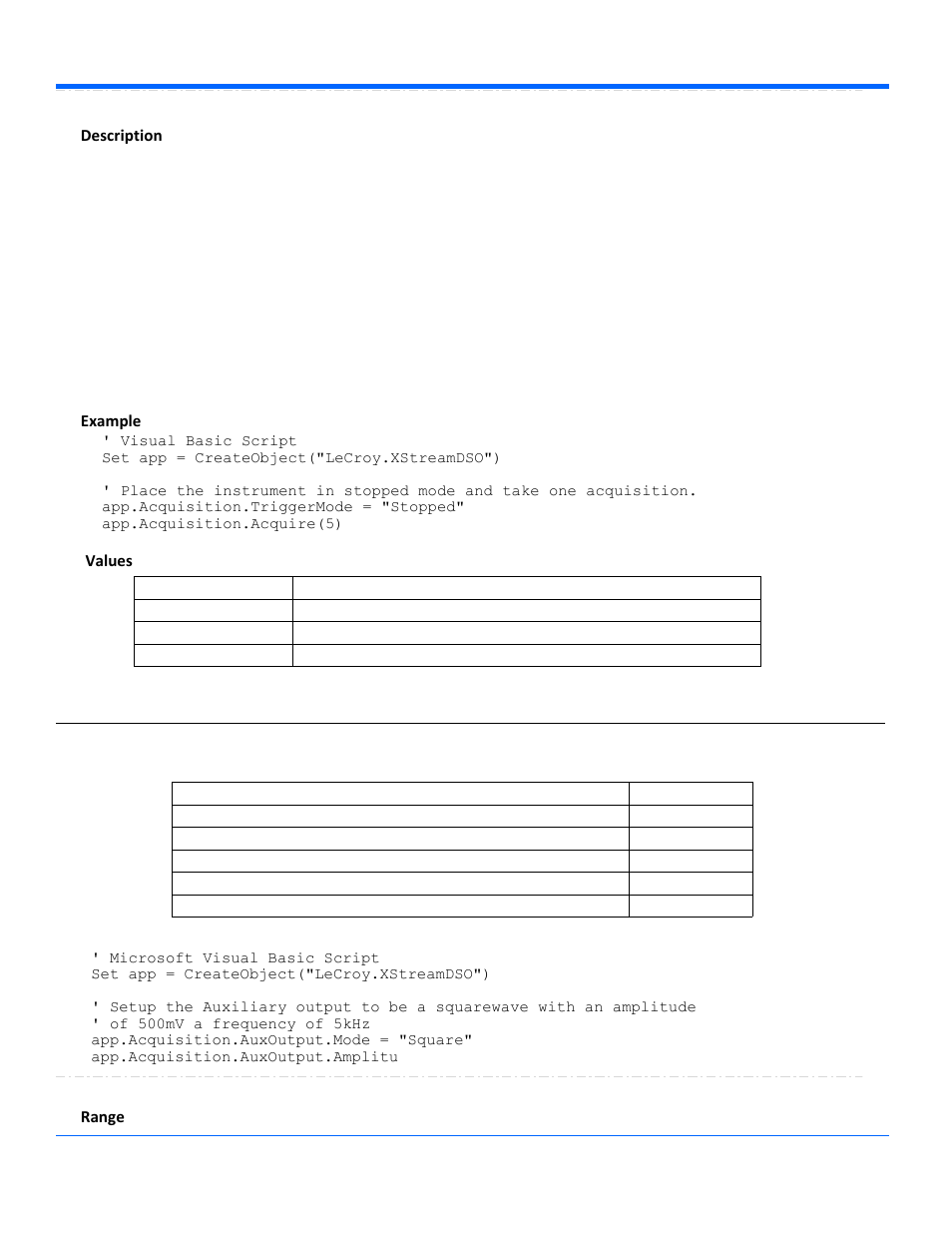 Auxoutput | Teledyne LeCroy WaveRunner Automation Command User Manual | Page 17 / 460