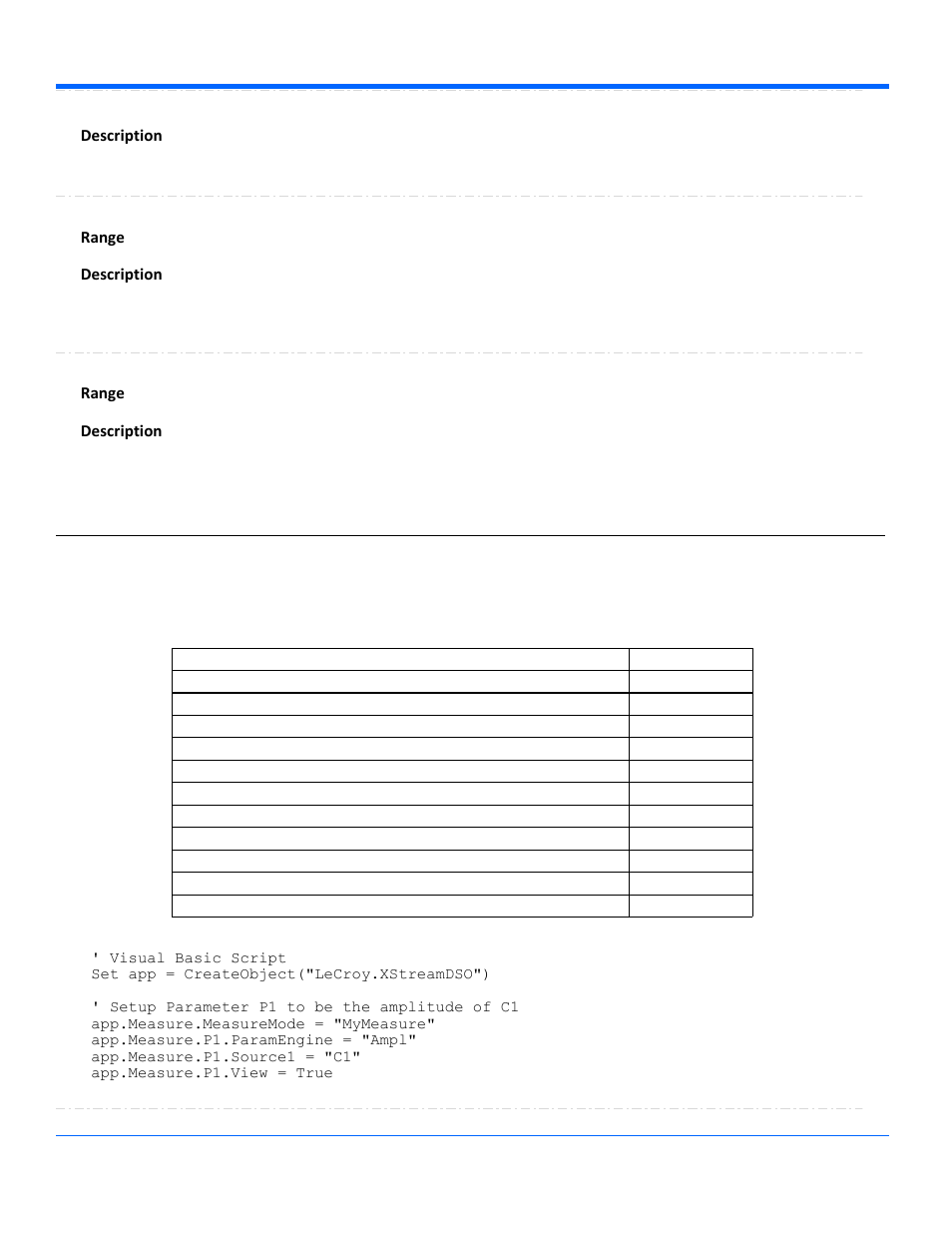 Passfail | Teledyne LeCroy WaveRunner Automation Command User Manual | Page 171 / 460