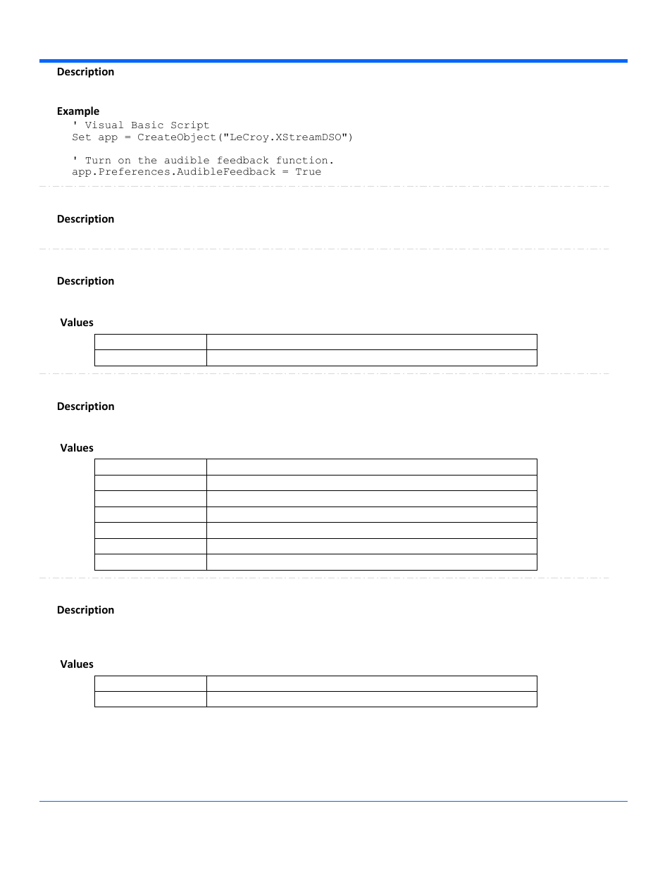 Teledyne LeCroy WaveRunner Automation Command User Manual | Page 179 / 460