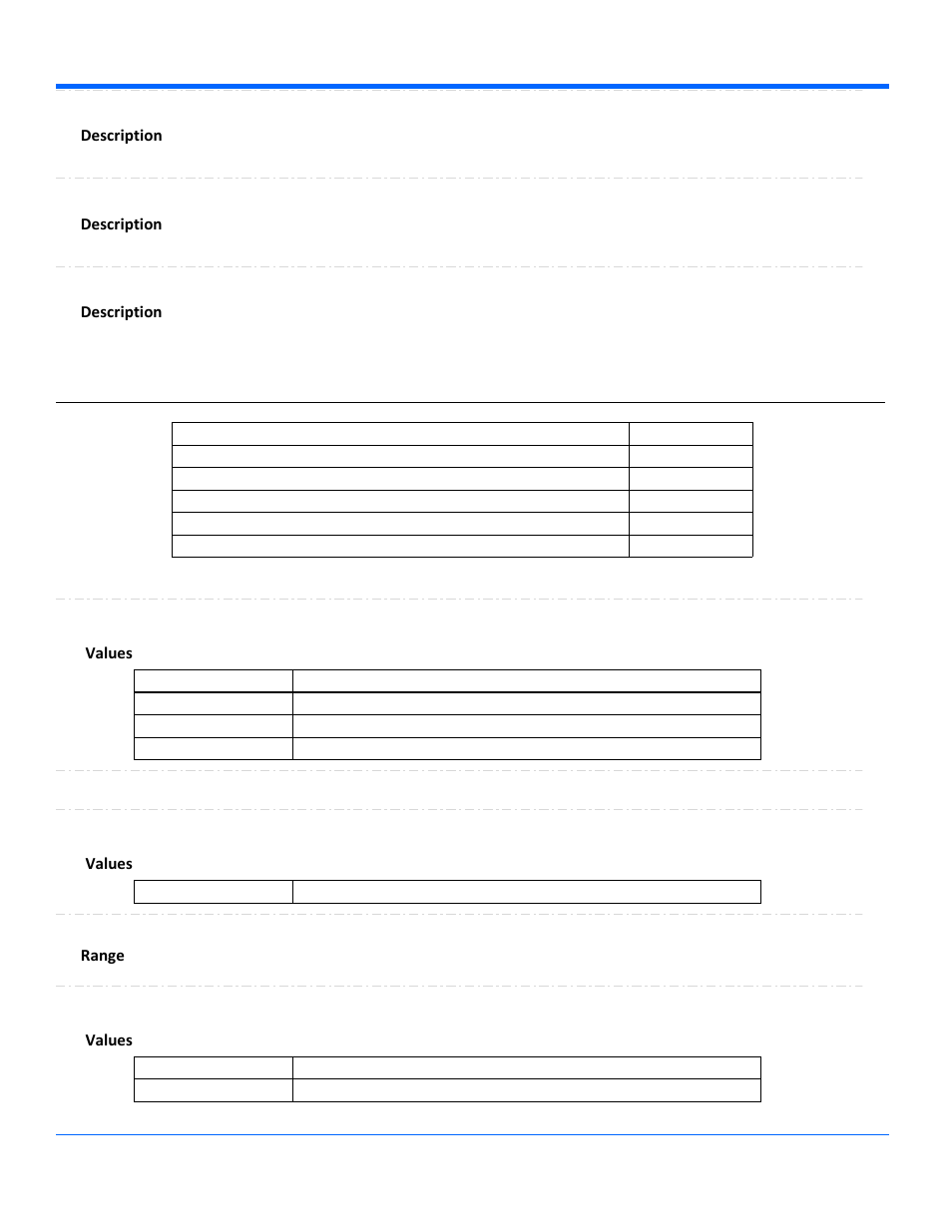 Table | Teledyne LeCroy WaveRunner Automation Command User Manual | Page 186 / 460