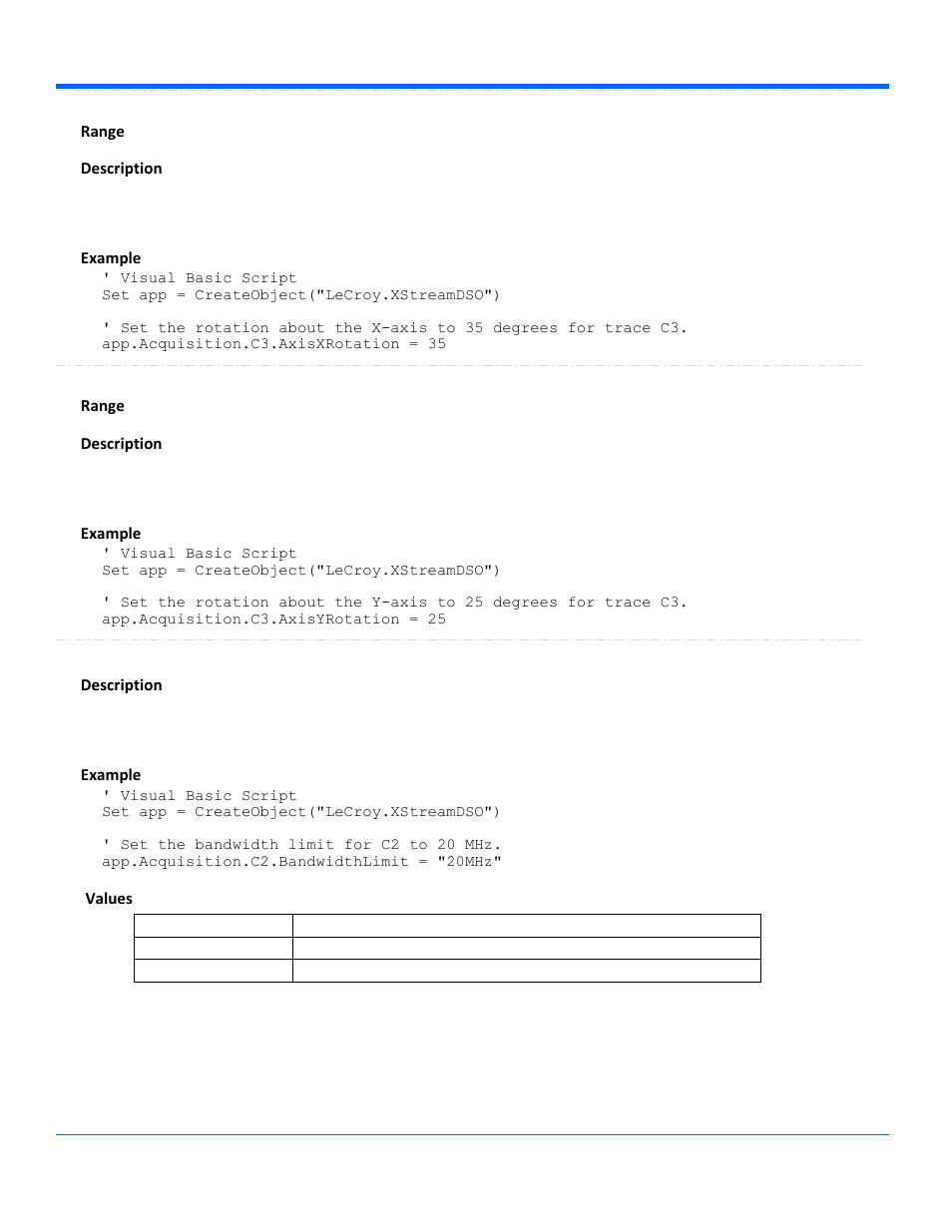 Teledyne LeCroy WaveRunner Automation Command User Manual | Page 22 / 460