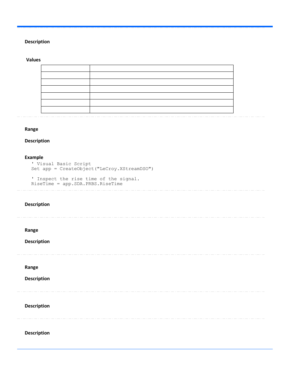 Teledyne LeCroy WaveRunner Automation Command User Manual | Page 227 / 460