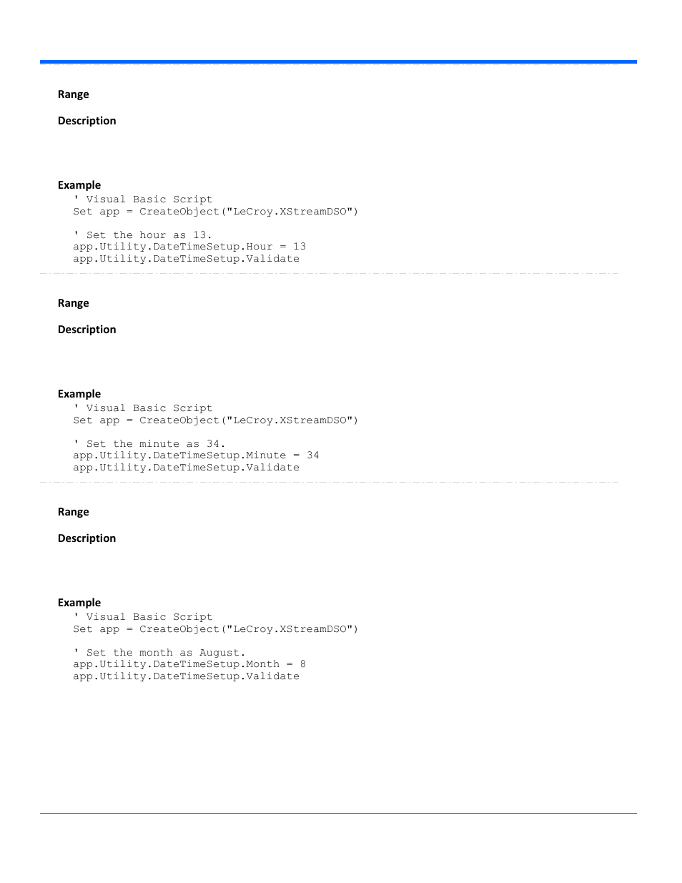 Teledyne LeCroy WaveRunner Automation Command User Manual | Page 304 / 460