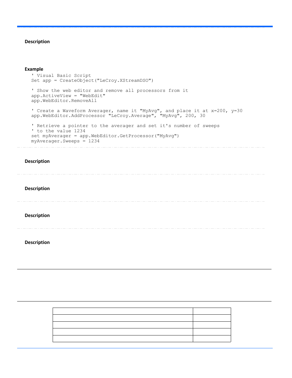 Xport, Zoom | Teledyne LeCroy WaveRunner Automation Command User Manual | Page 319 / 460