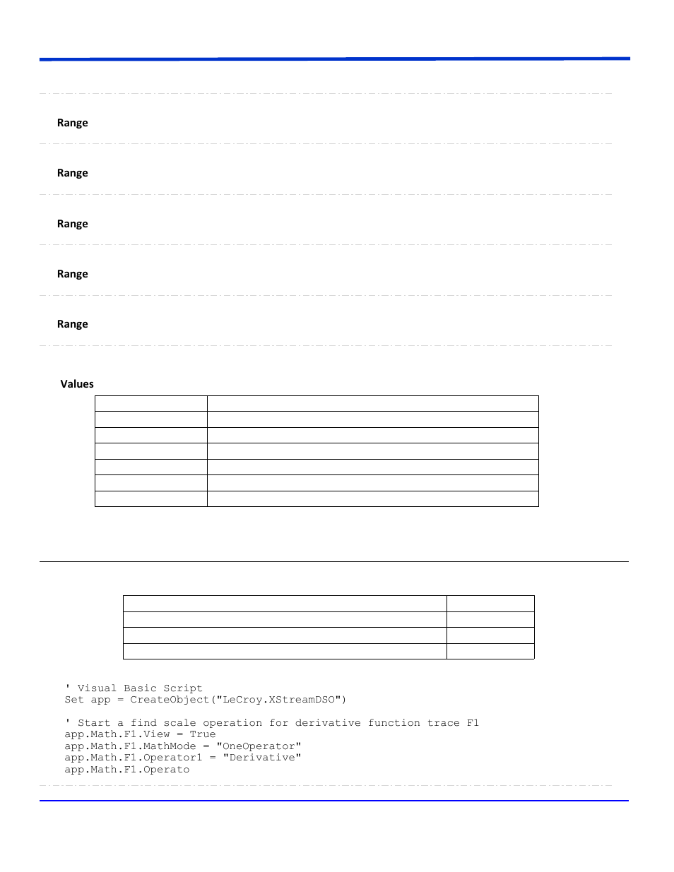 Derivative | Teledyne LeCroy WaveRunner Automation Command User Manual | Page 335 / 460