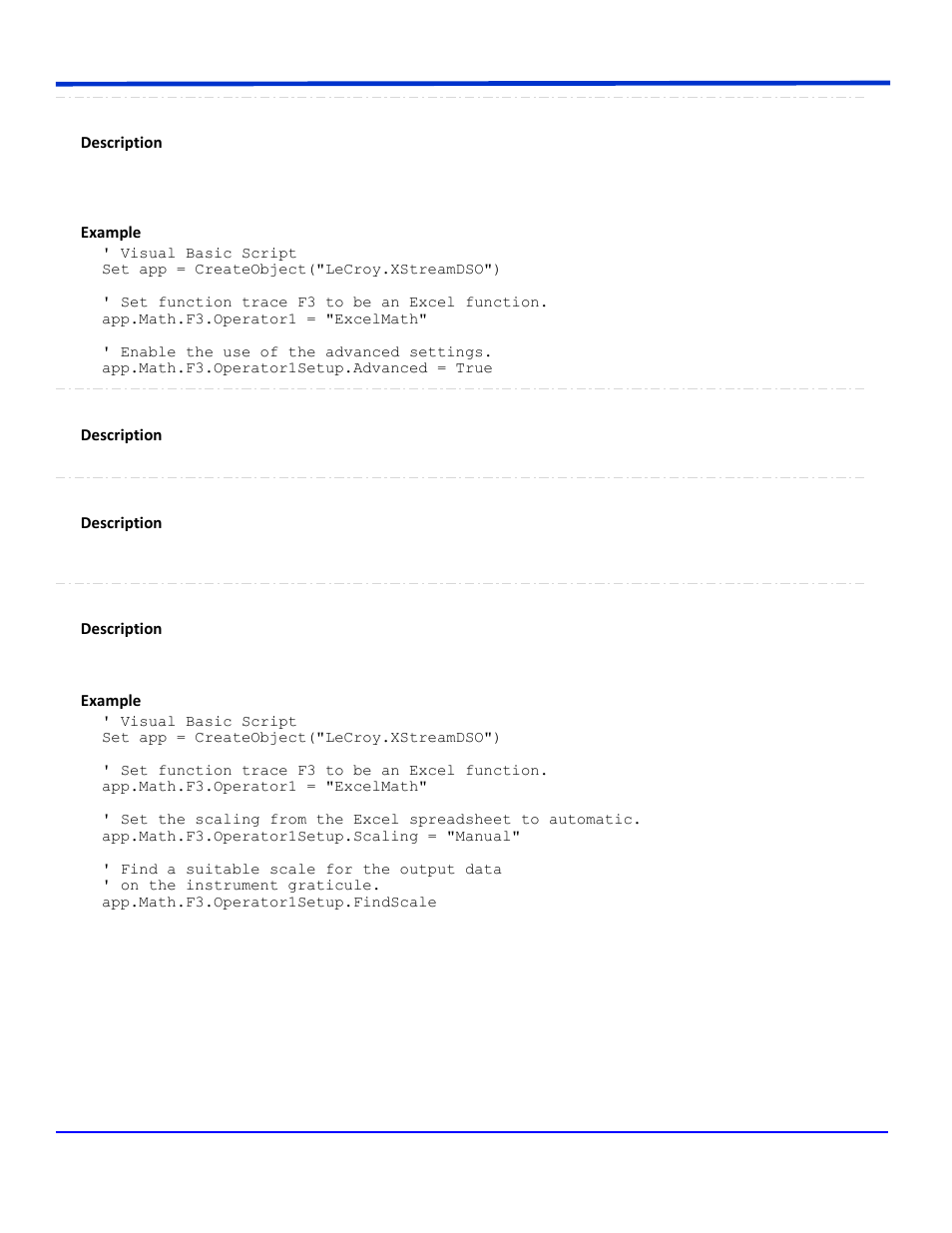Teledyne LeCroy WaveRunner Automation Command User Manual | Page 339 / 460
