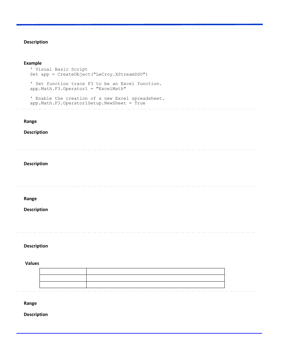 Teledyne LeCroy WaveRunner Automation Command User Manual | Page 340 / 460