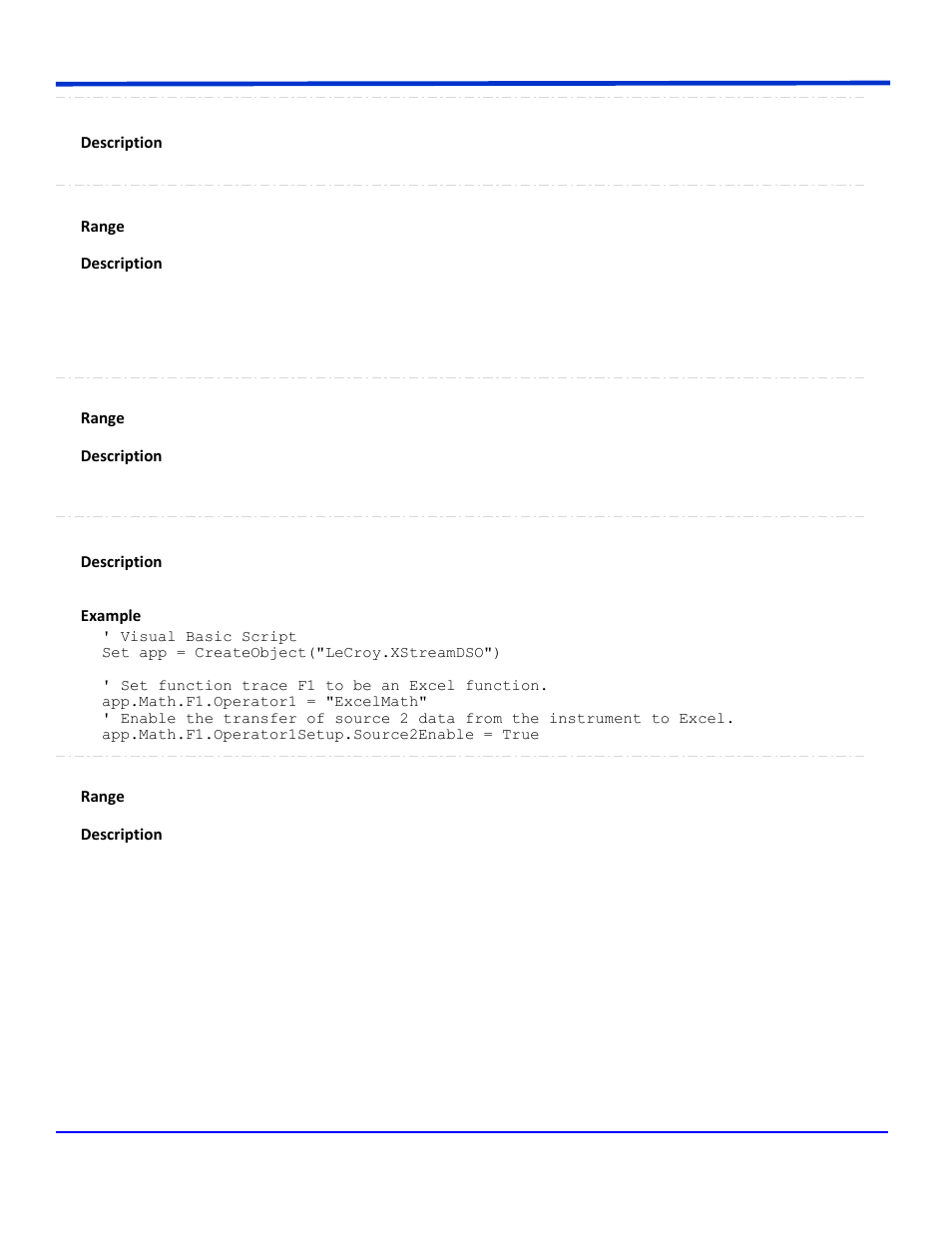 Teledyne LeCroy WaveRunner Automation Command User Manual | Page 341 / 460