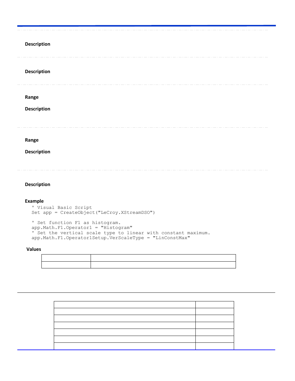 Htie2ber | Teledyne LeCroy WaveRunner Automation Command User Manual | Page 348 / 460
